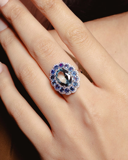 Marigold Aqua Ring