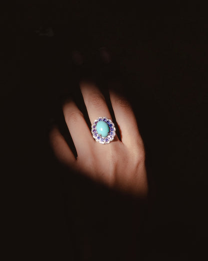 Marigold Blue Ring