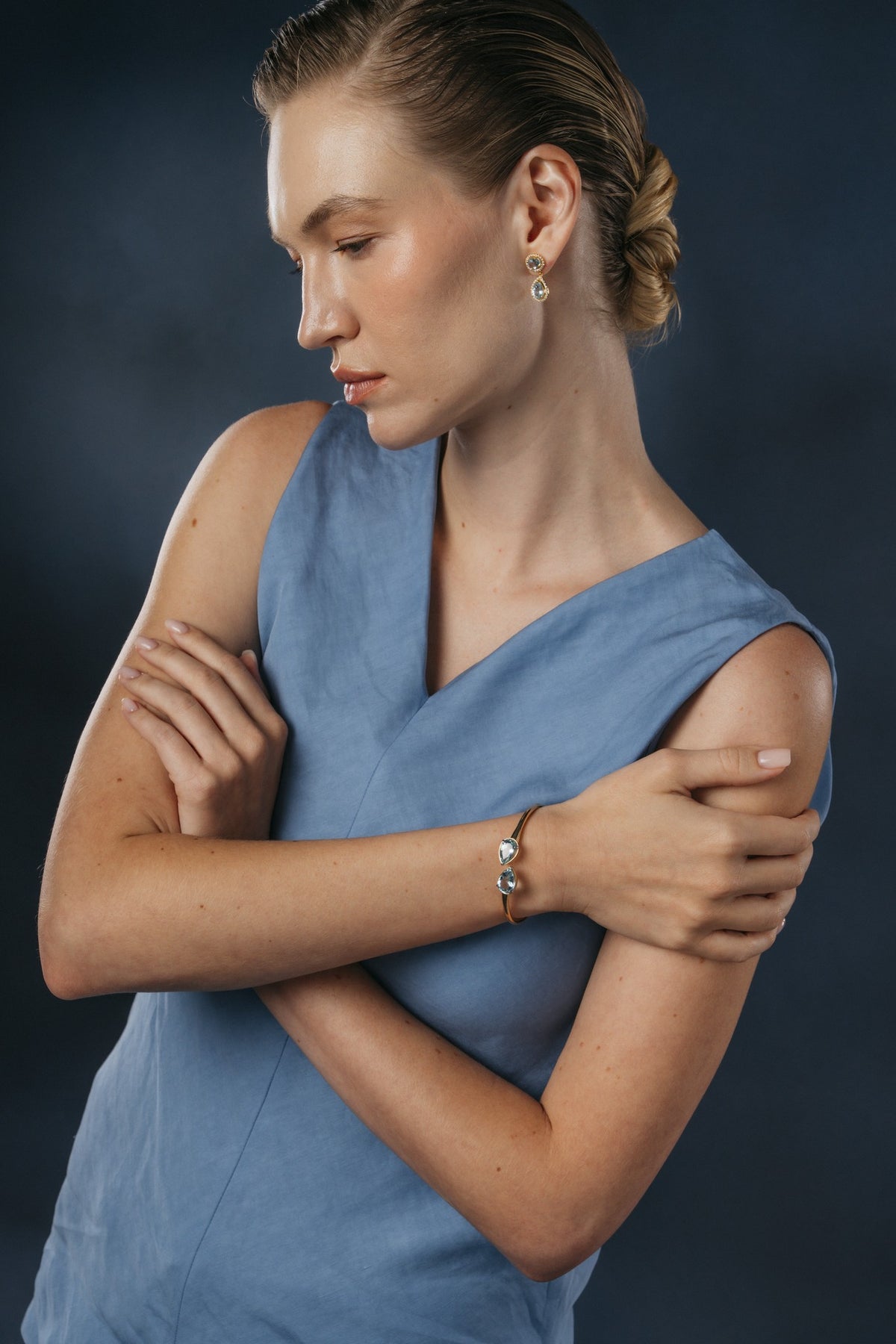 Sky Promise Aquamarine Bracelet