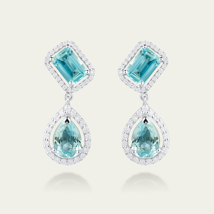Kew Aquamarine Drop Earrings