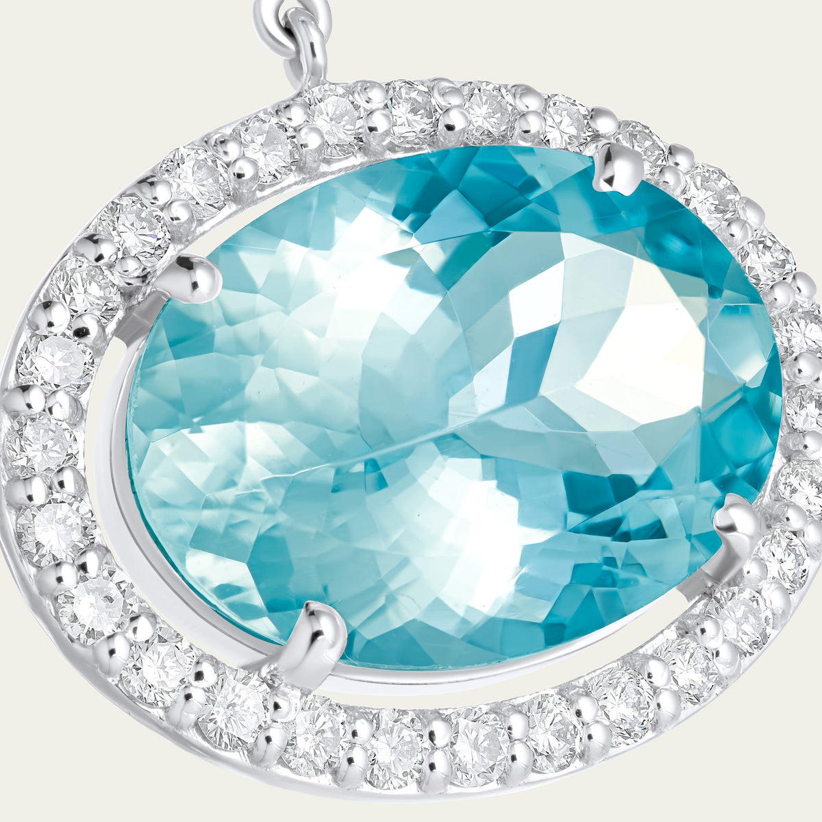 Primrose Hill Aquamarine and Diamond Drop Earrings