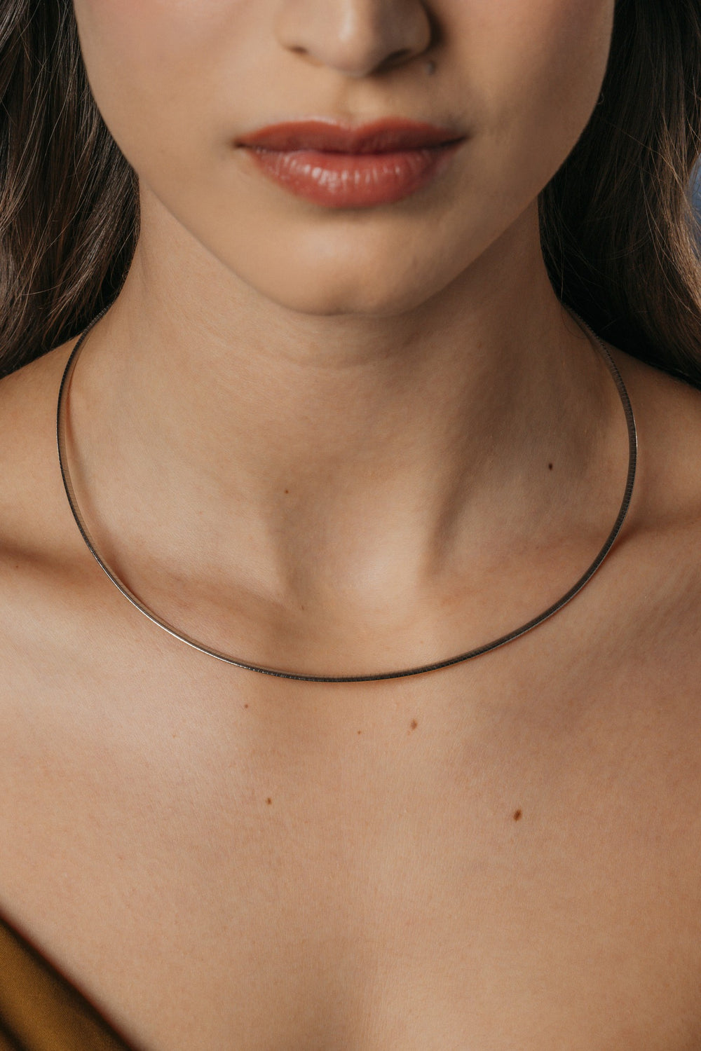 Moonline Necklace on the model