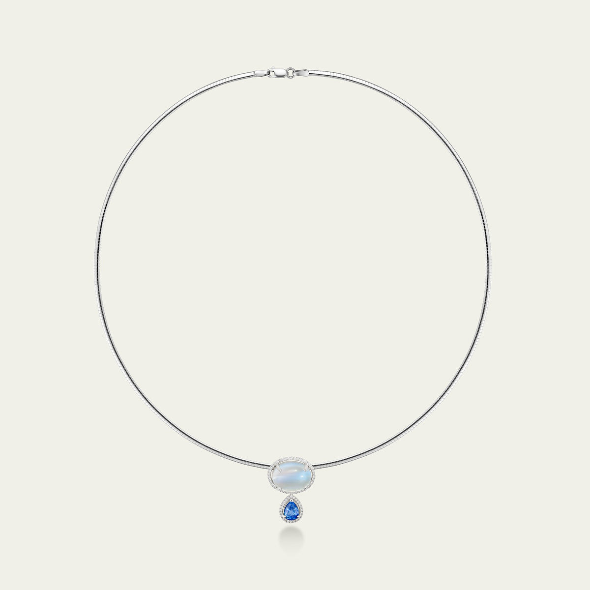 Sapphire Moon Pendant