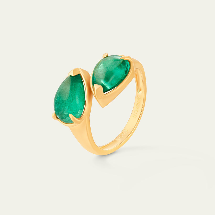 Emerald Promise Ring