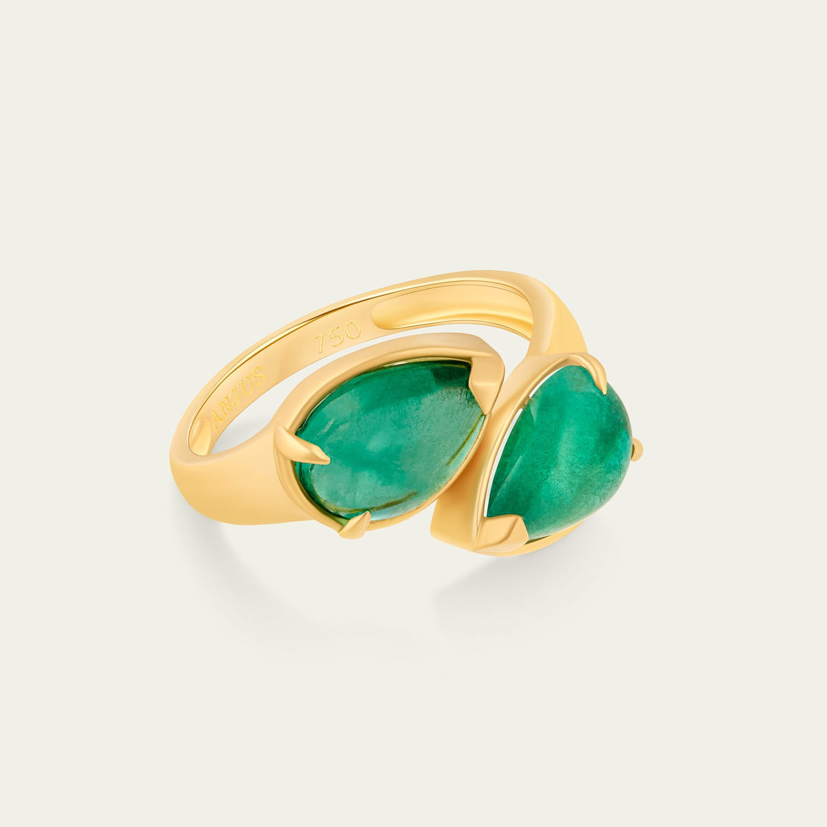 Emerald Promise Ring