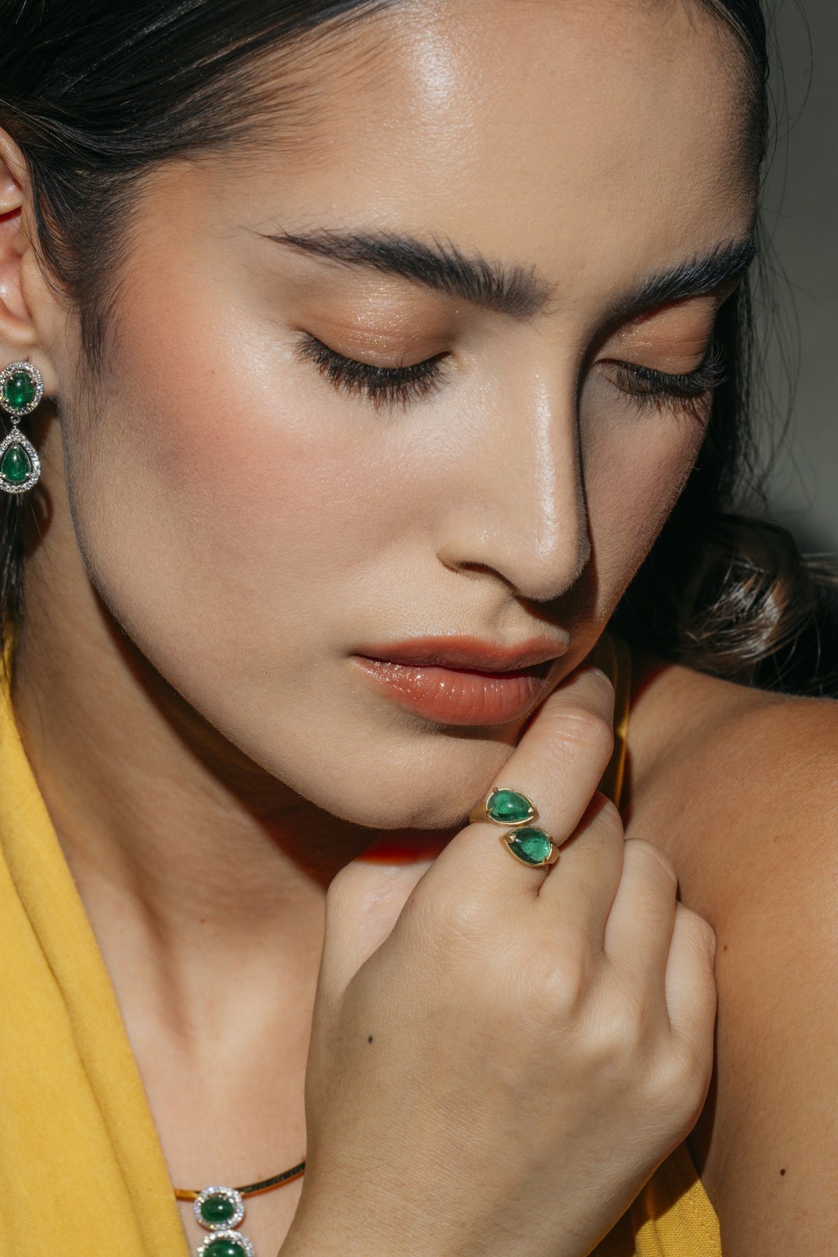 Emerald Promise Ring