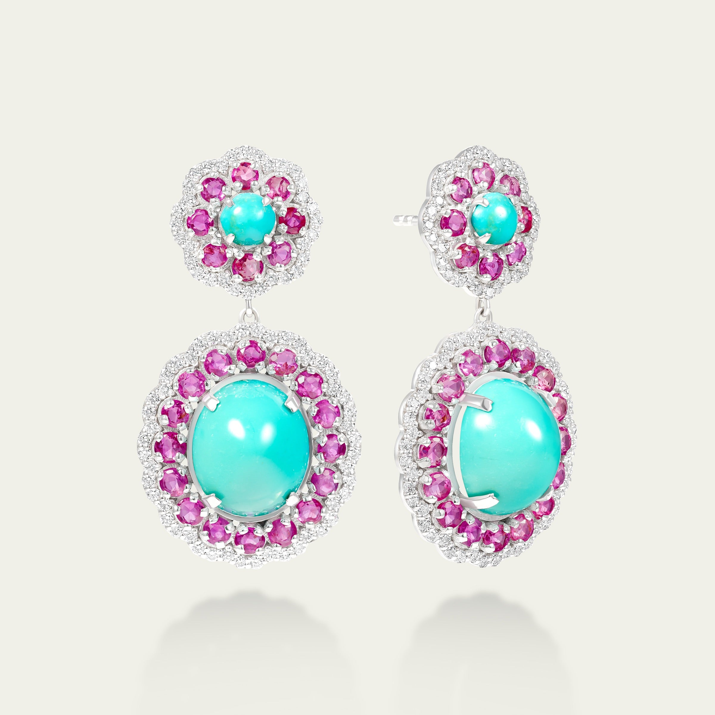Marigold Ruby Earrings
